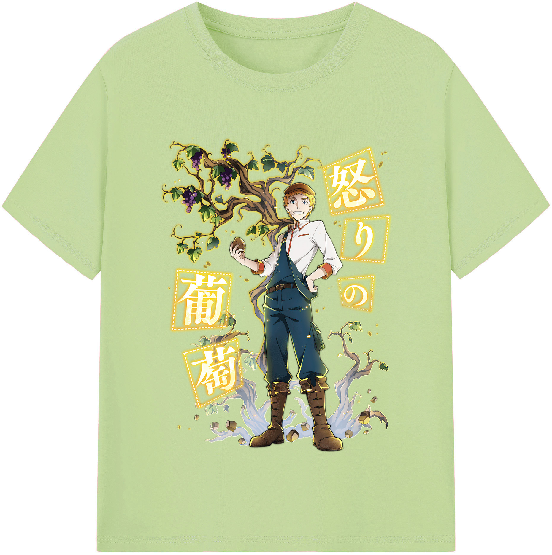 （画像用） 文豪ストレイドッグス Bungo Stray Dogs 綿100％半袖Tシャツ（フロントプリント）